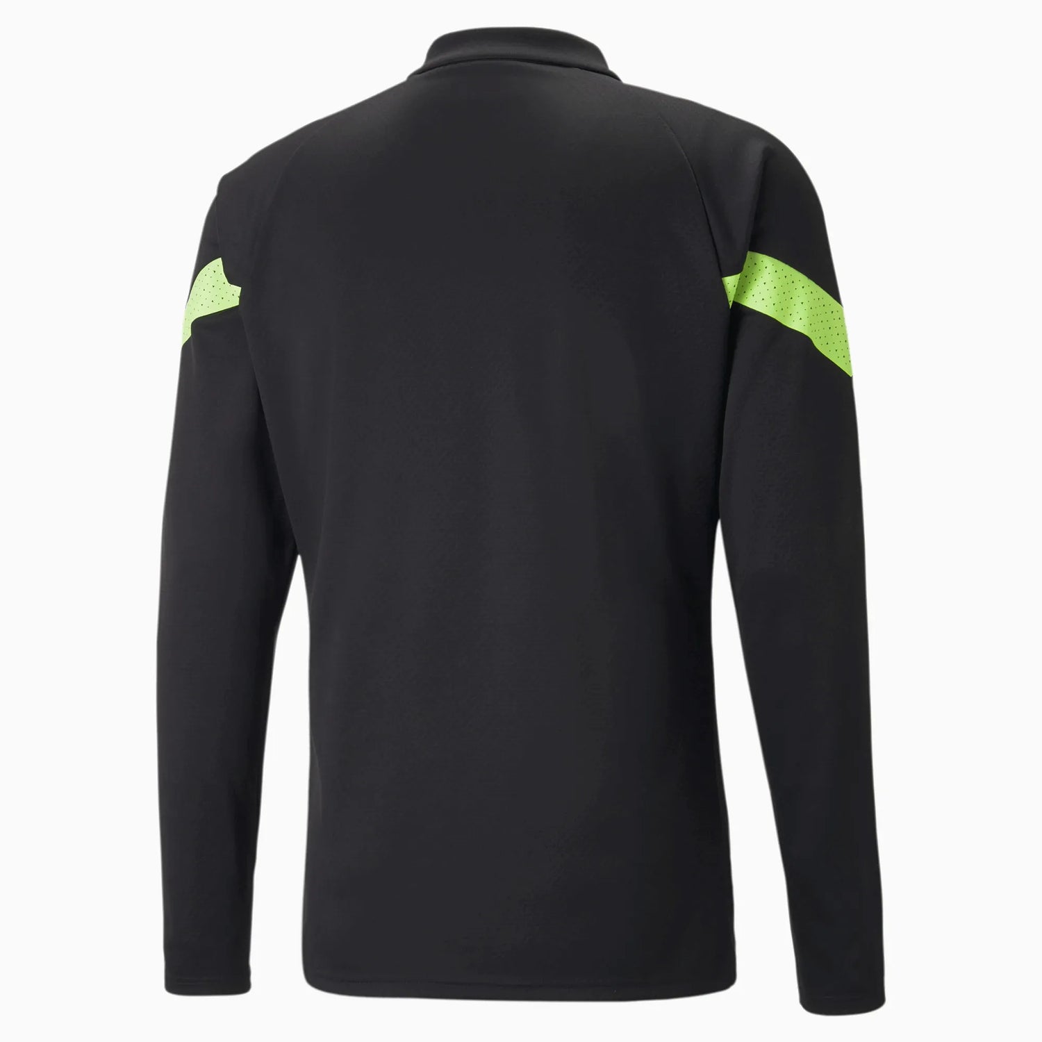 Puma 2022-23 Manchester City Quarter Zip Training Top - Puma Black-Fizzy Light (Back)