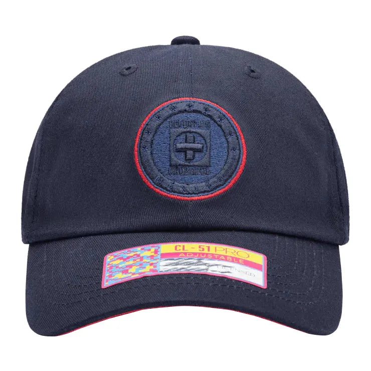 Fi Collection Cruz Azul Eclipse Adjustable Hat - Navy (Front)