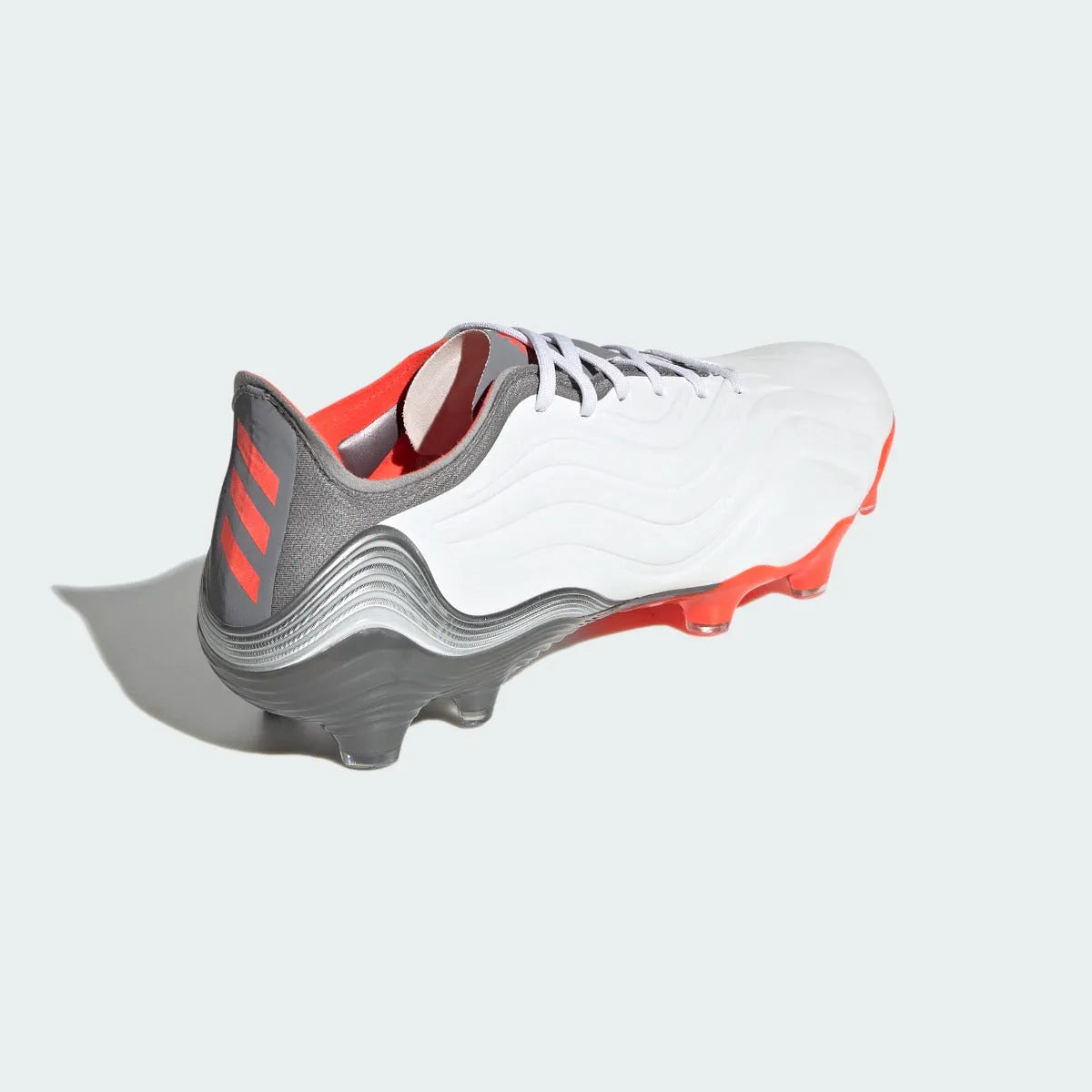 Adidas Copa Sense .1 FG - White-Grey-Solar Red (Diagonal 2)