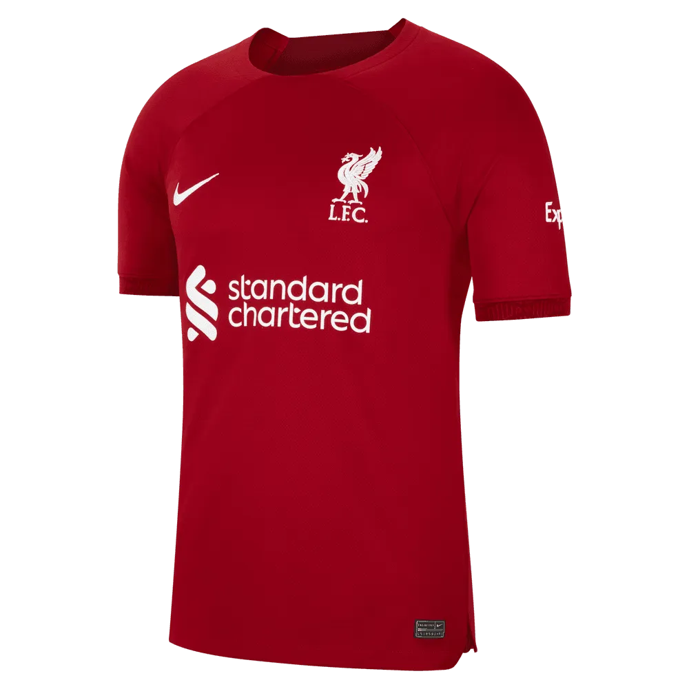 Nike 22-23 Liverpool FC Stadium Home Jersey - Red-White