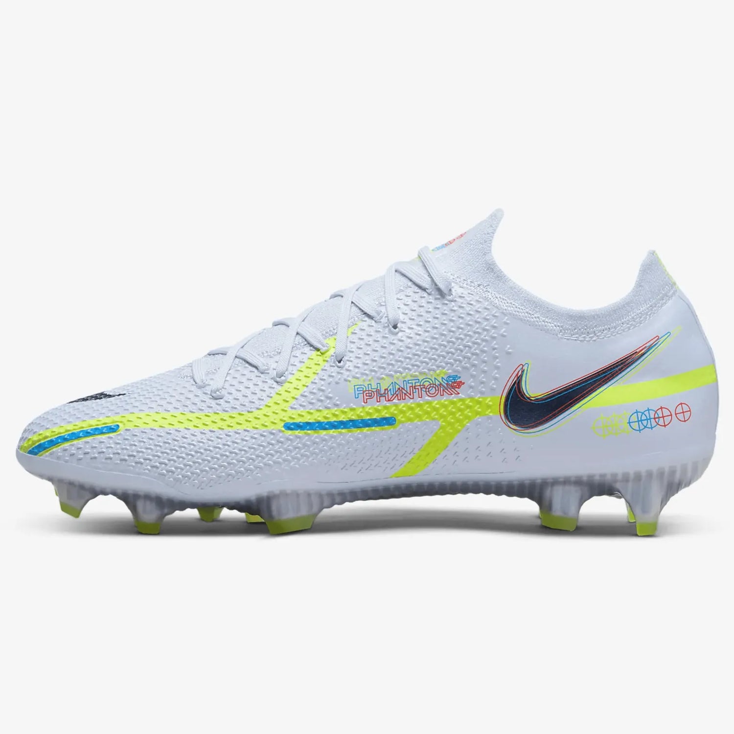 Nike Phantom GT2 Elite FG - Grey-Blue (Side 1)