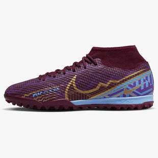 Nike Zoom Superfly 9 Academy KM Turf - Dark Beetroot-Gold (Side 1)