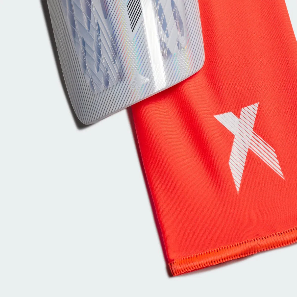 Adidas X League Shin Guards - White (Detail 2)