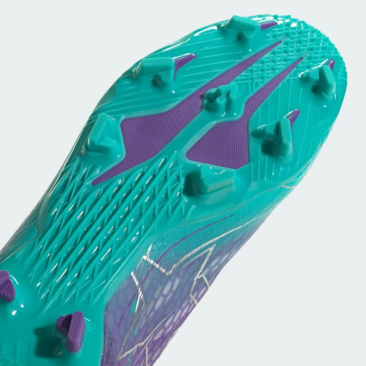 adidas X Speedflow .3 FG - Purple-Silver-Mint (Detail 2)