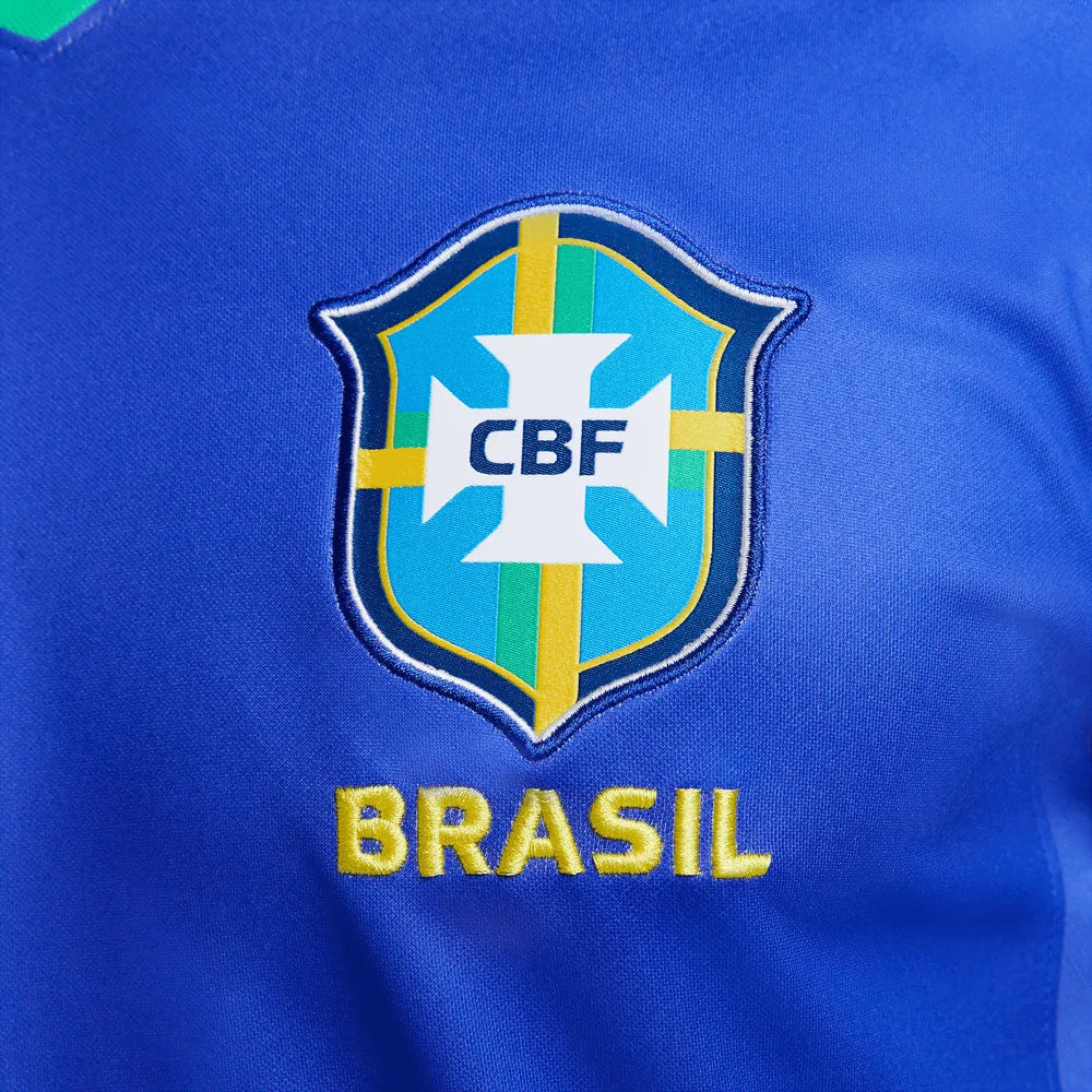 Nike 2023-24 Brazil Women's (Men's Cut) Stadium Away Jersey (Detail 2)