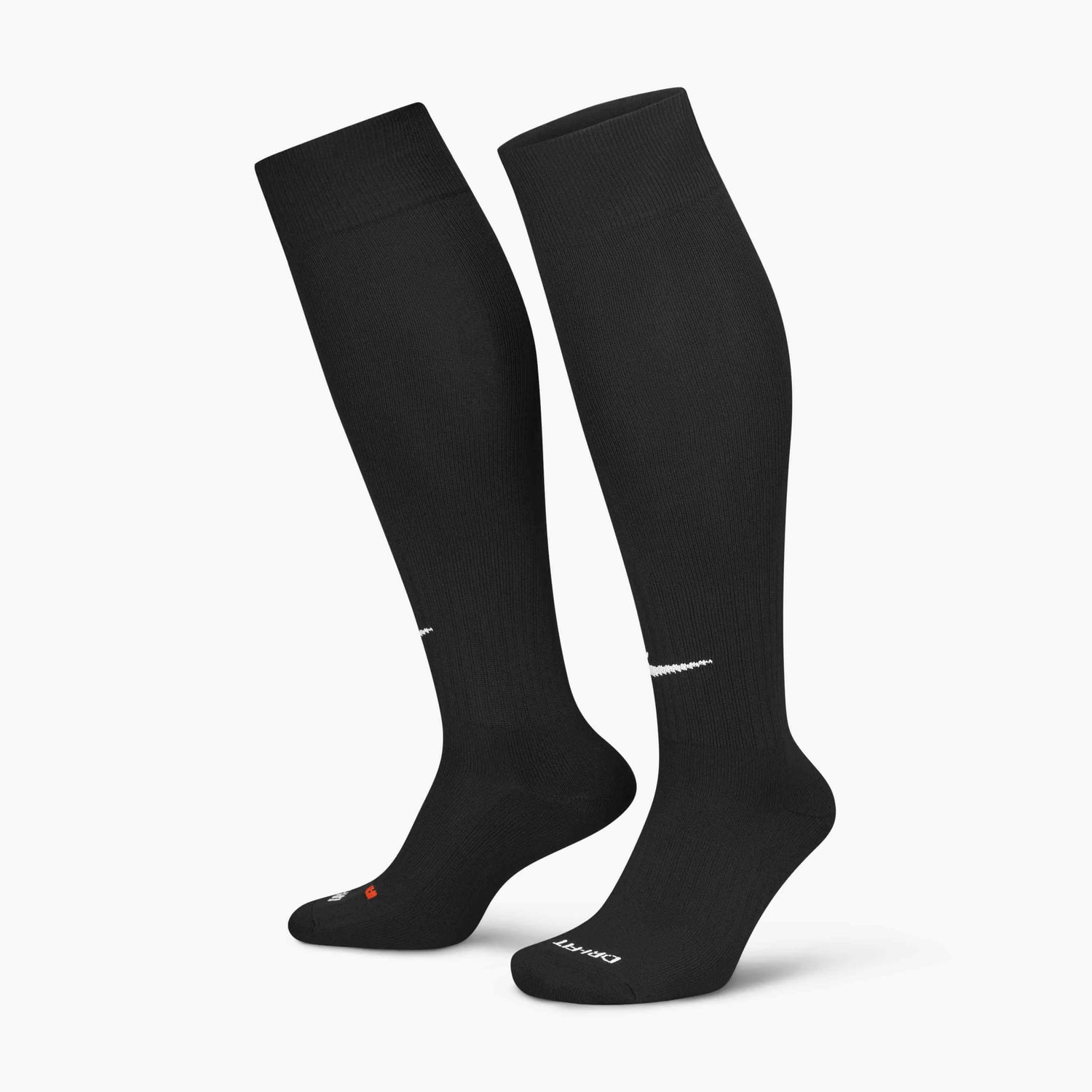 Nike Classic Knee-High Socks Black (Pair - Lateral)