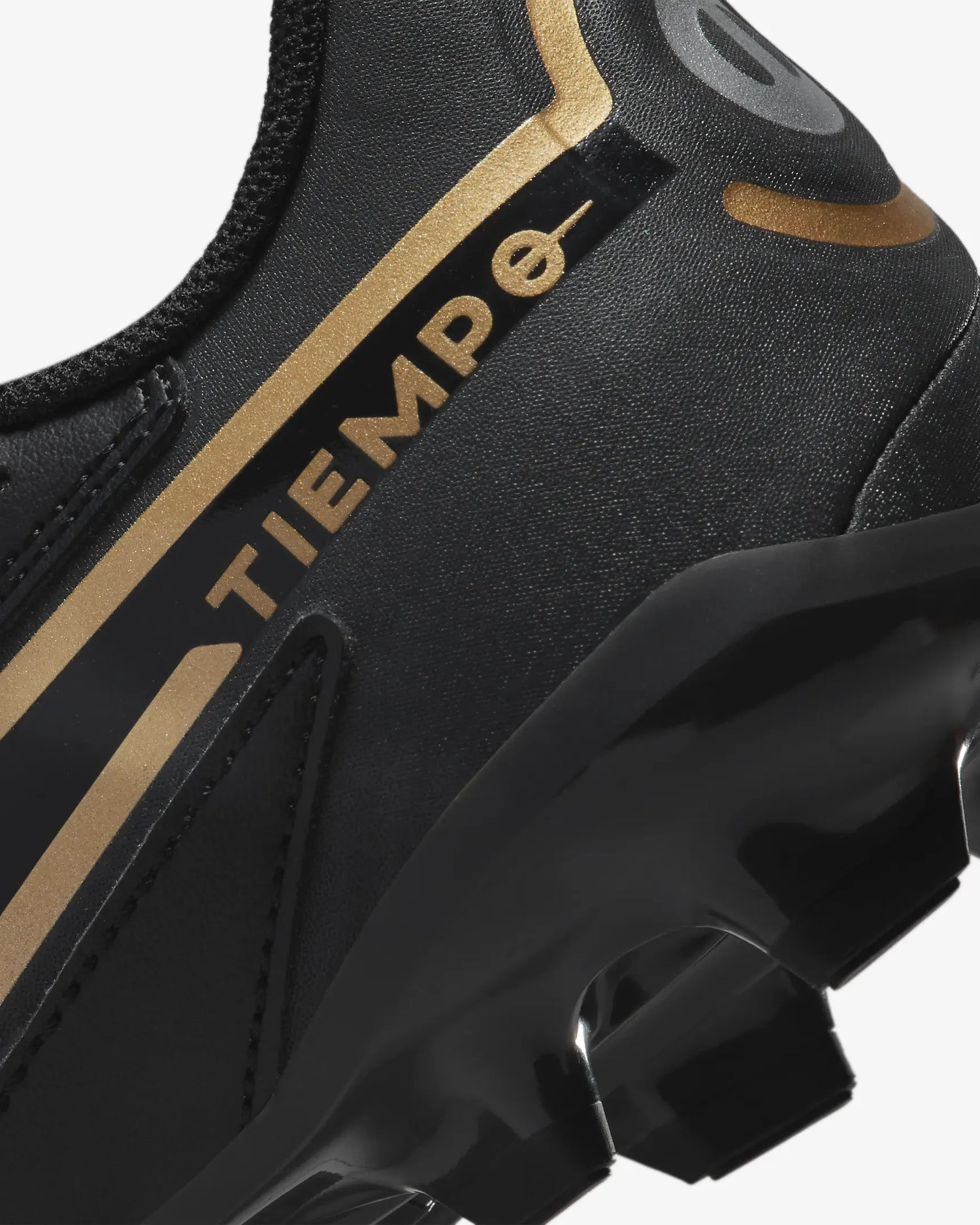 Nike JR Legend 9 Academy FG-MG - Black-Gold (Detail 3)