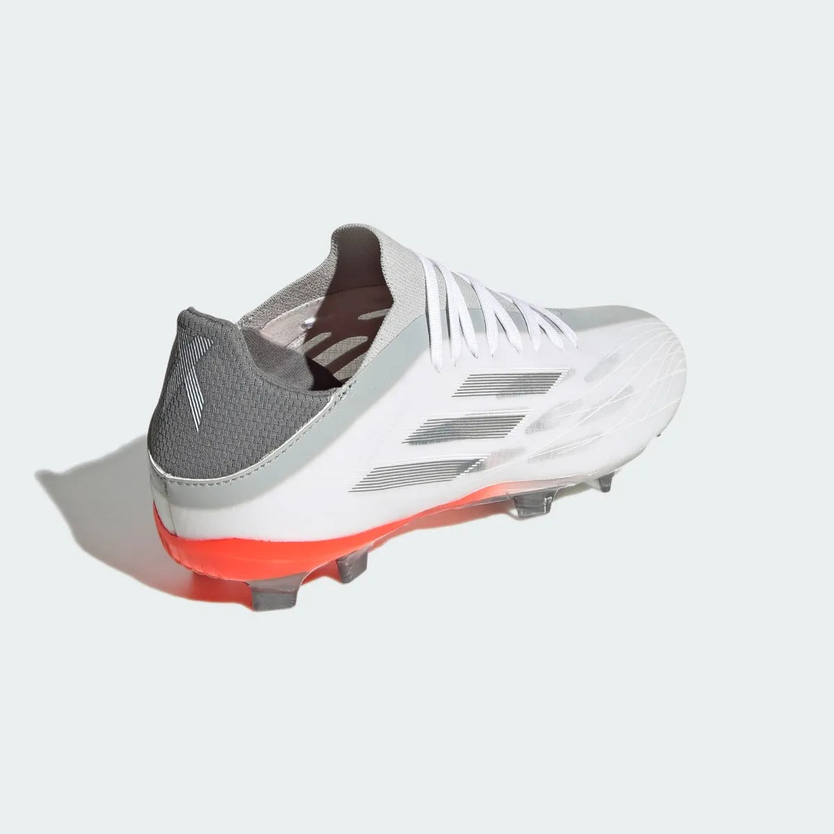 Adidas JR X Speedflow .1 FG - White-Iron Metallic (Diagonal 2)