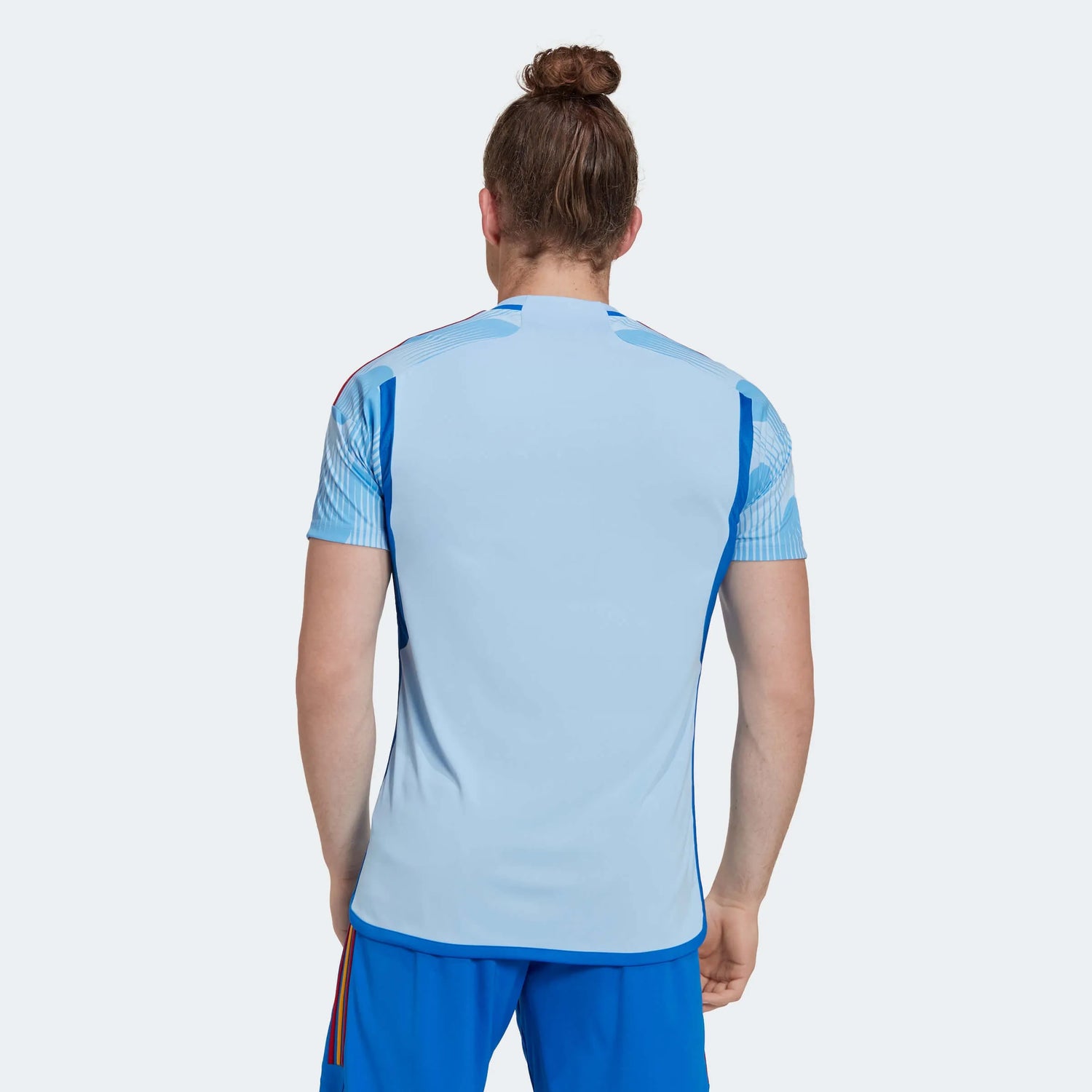 adidas 2022-23 Spain Away Jersey Glory Blue (Model - Back)