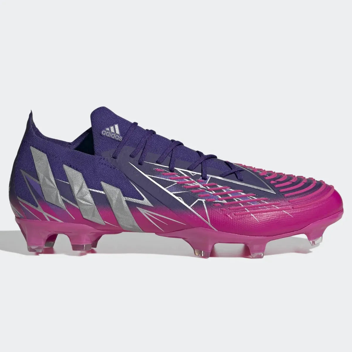 adidas Predator Edge .1 Low FG - Purple-Silver-Pink (Side 1)