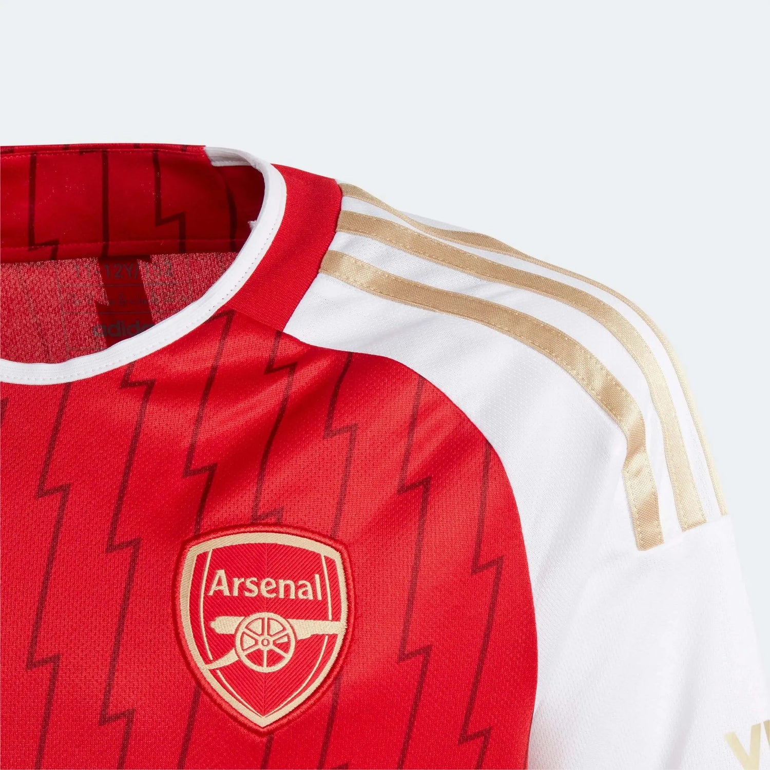 adidas 2023-24 Arsenal Youth Stadium Home Jersey (Detail 1)