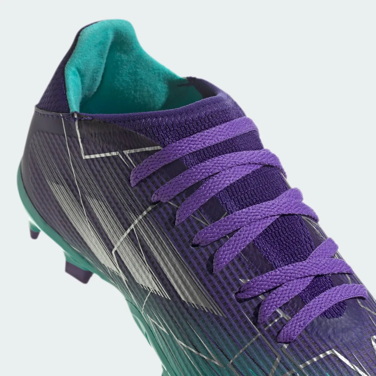 adidas JR X Speedflow .3 FG - Purple-Silver-Mint (Detail 1)