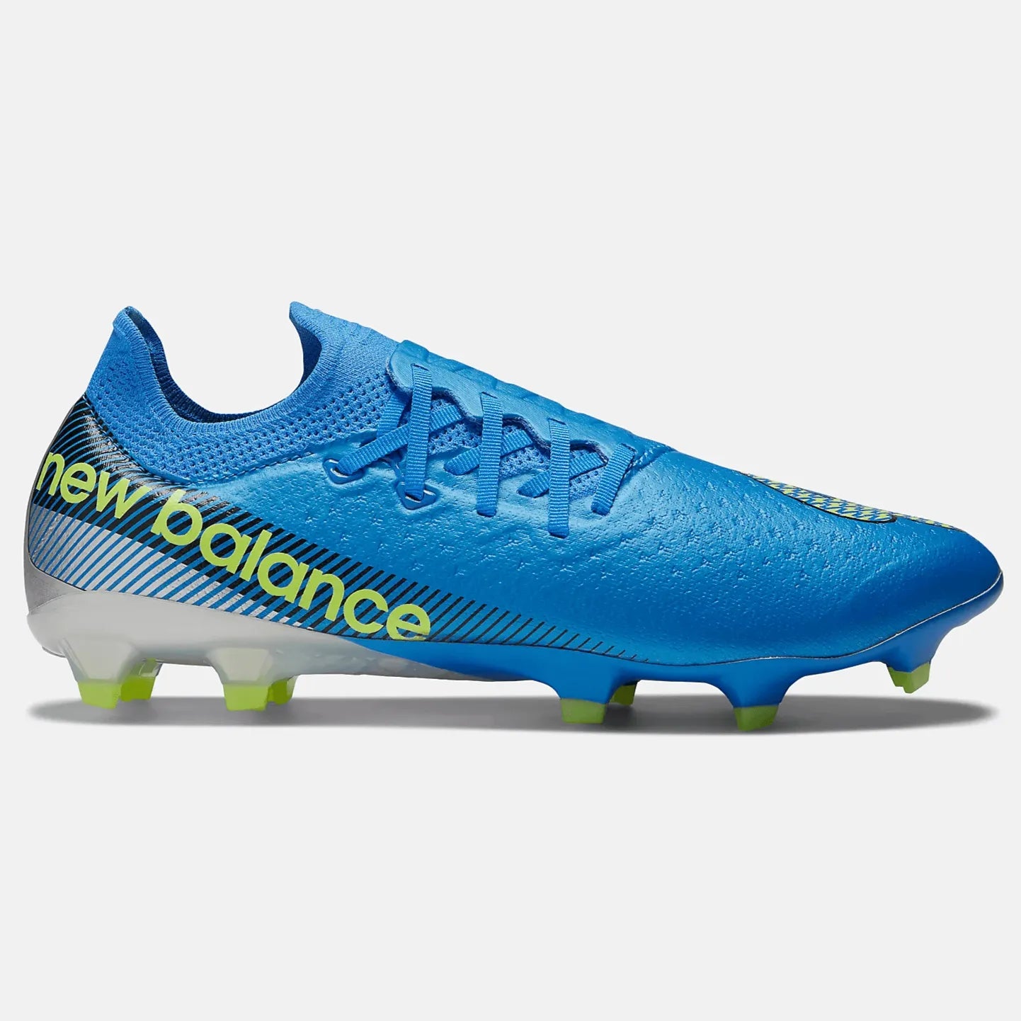 New Balance Furon v7 FG 2E Wide - Blue-Silver (Side 1)