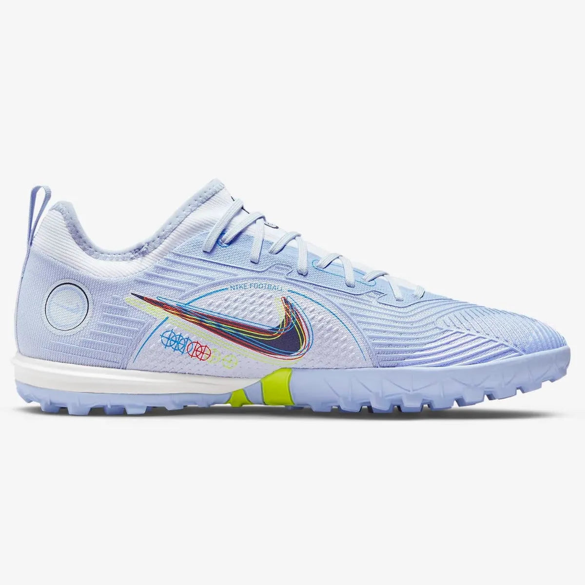 Nike Mercurial Air Zoom Vapor 14 Pro Turf - Grey-Blue (Side 2)