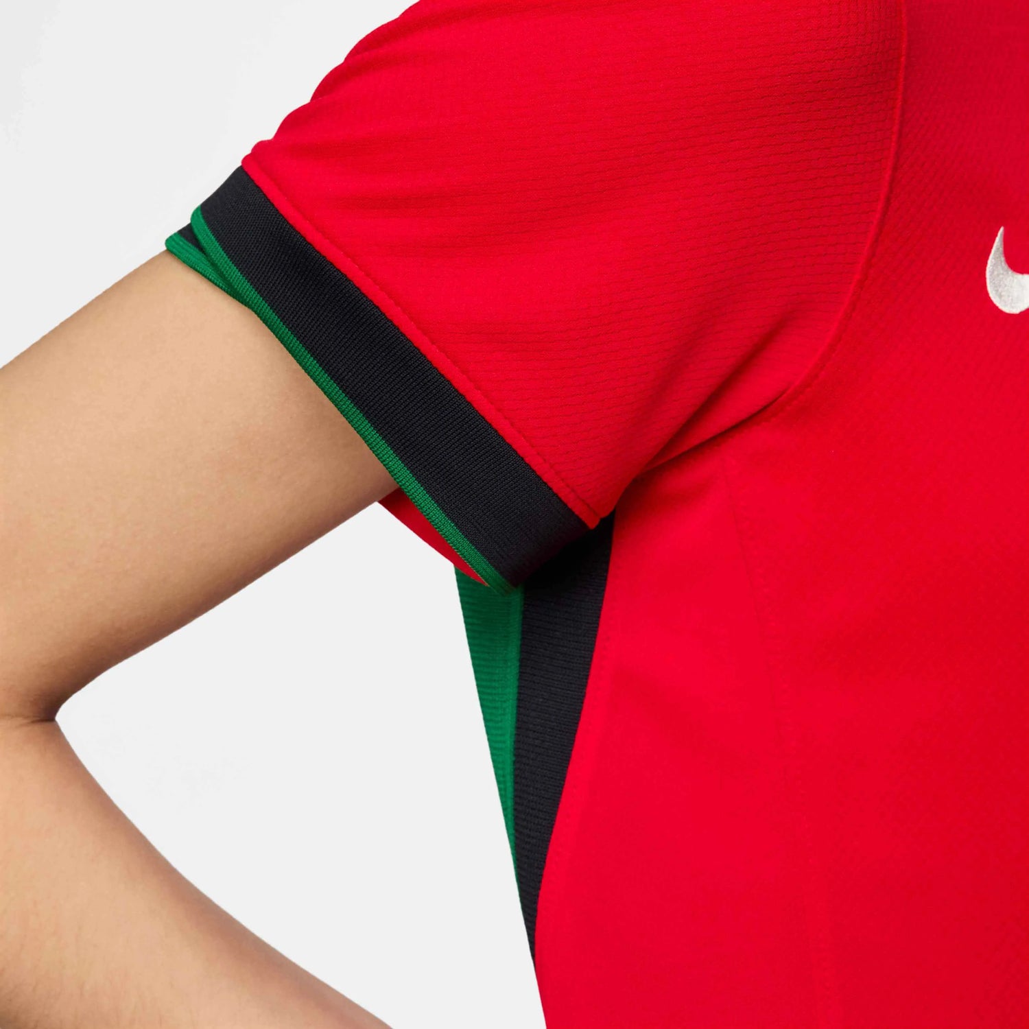 Nike 2024-25 Portugal Women's Stadium Home Jersey (Detail 2)