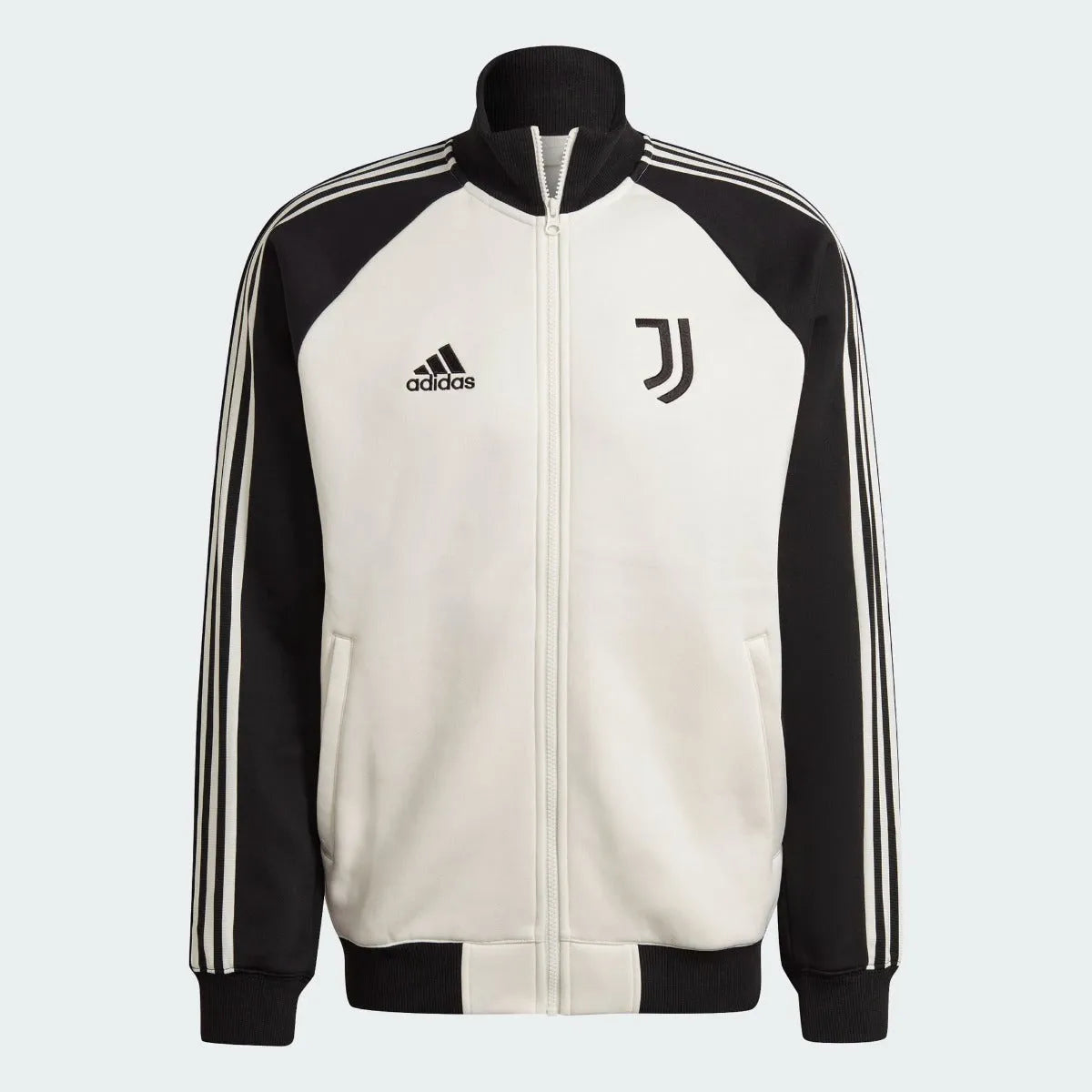 adidas 2021-22  Juventus Tiro 21 Anthem Jacket - Chalk White-Black (Front)