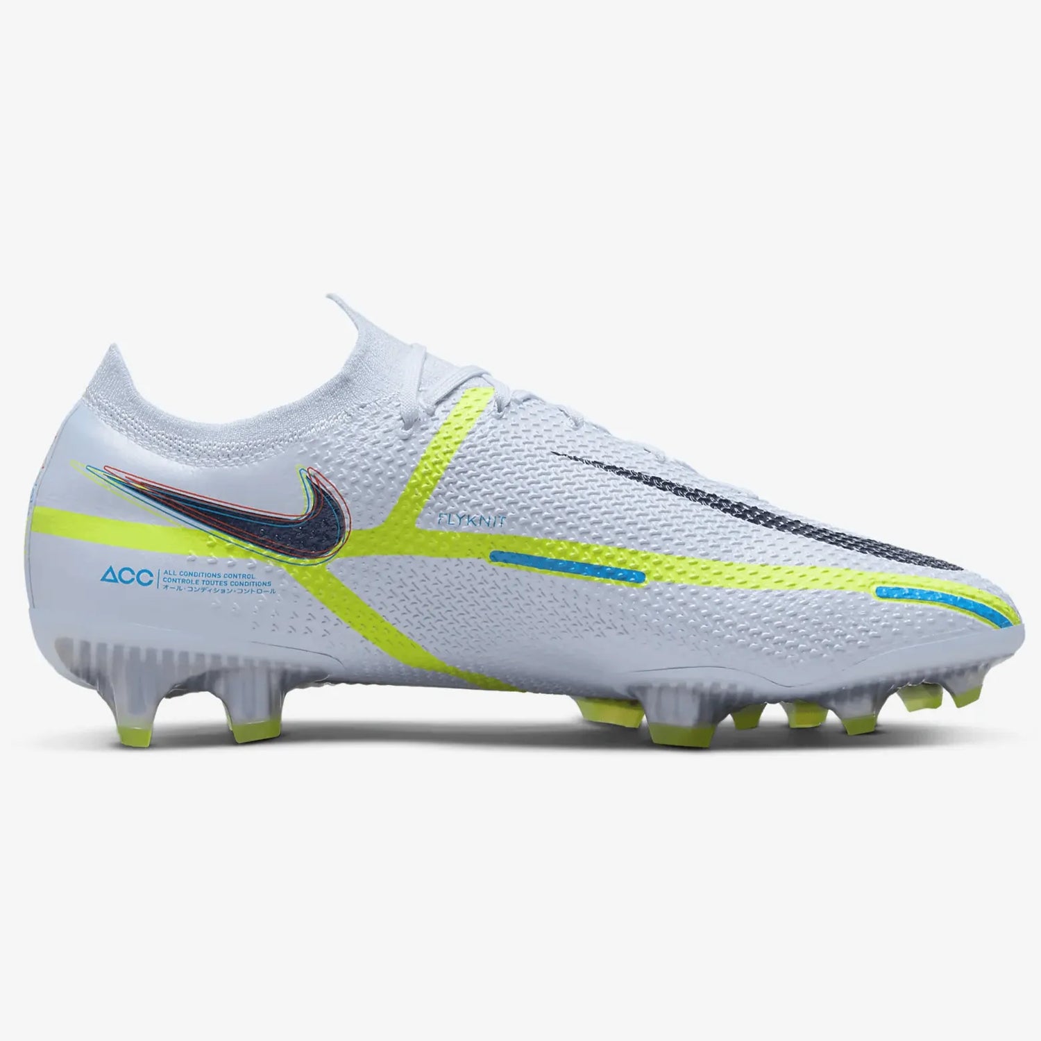 Nike Phantom GT2 Elite FG - Grey-Blue (Side 2)