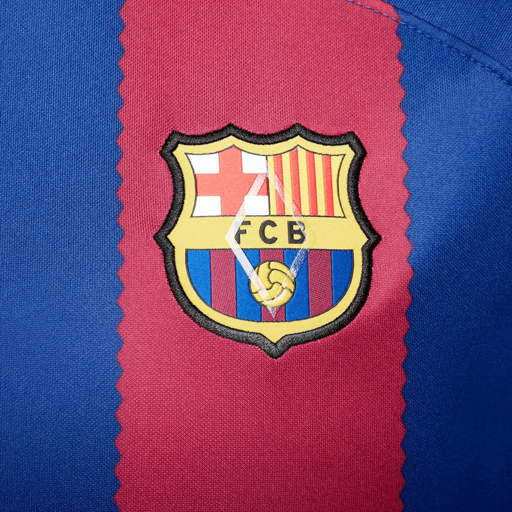 Nike 2023-24 Barcelona Women's Stadium Home Jersey (Detail 4)