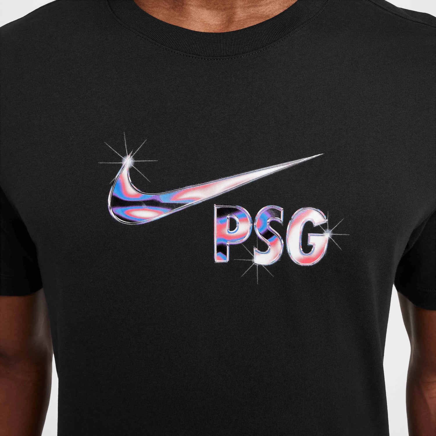 Nike 2024-25 PSG Men's Swoosh Tee (Detail 2)