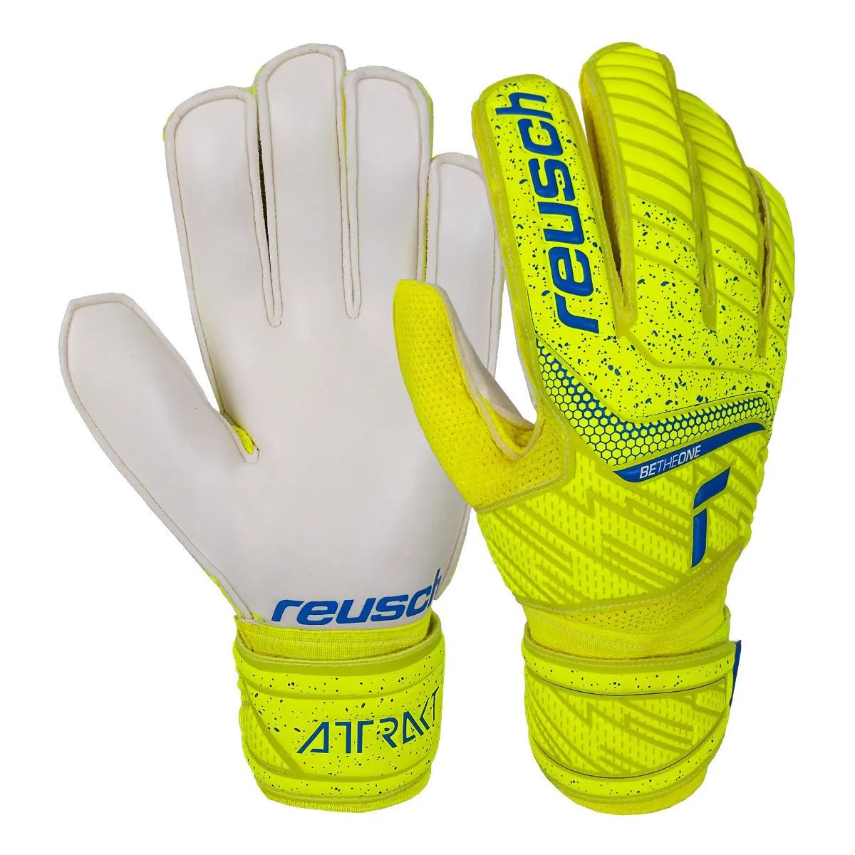 Reusch Attrakt Solid Goalkeeper Gloves - Volt (Pair)