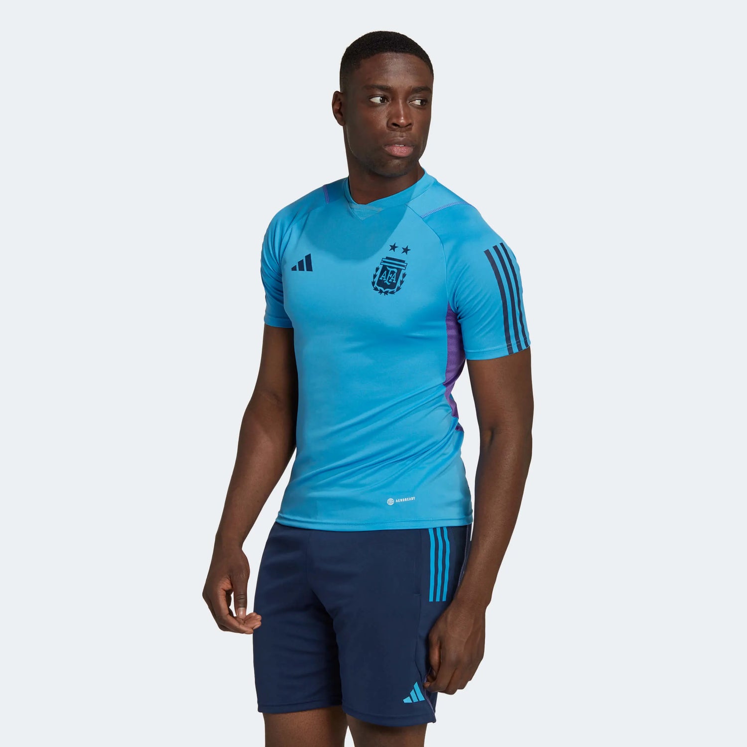 adidas 2022-23 Argentina Training Jersey Pulse Blue (Model - Front)