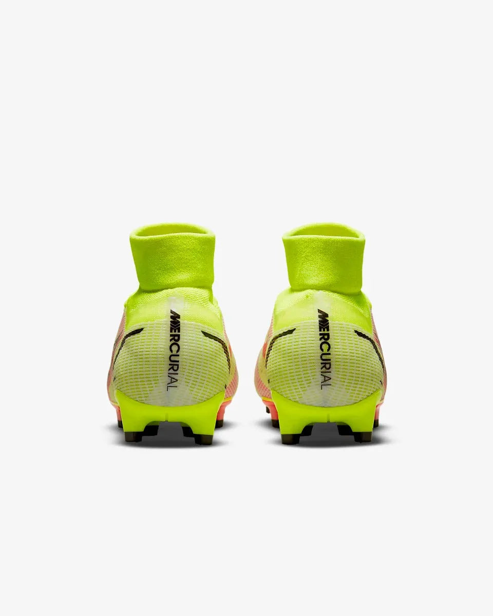 Nike Superfly 8 PRO FG - Volt-Bright Crimson (Pair - Back)