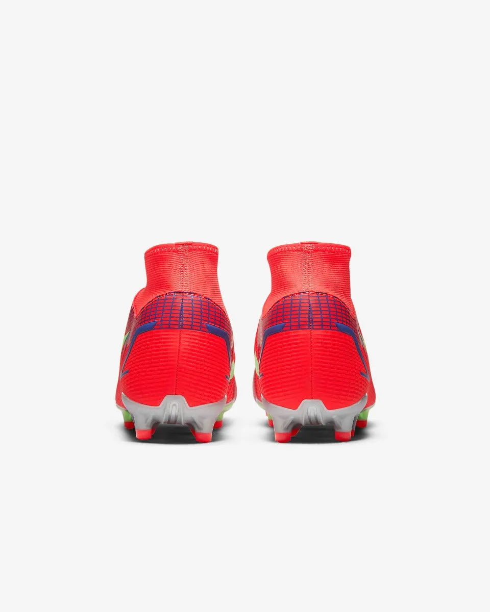 Nike Mercurial Superfly 8 Academy FG-MG - Bright Crimson-Volt-Indigo