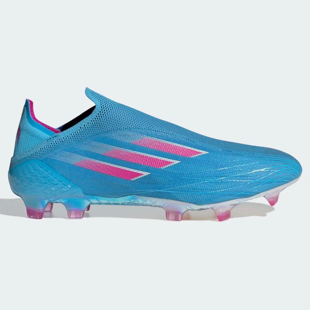 Adidas X Speedflow + FG  - Sky Rush-Shock Pink (Side 1)