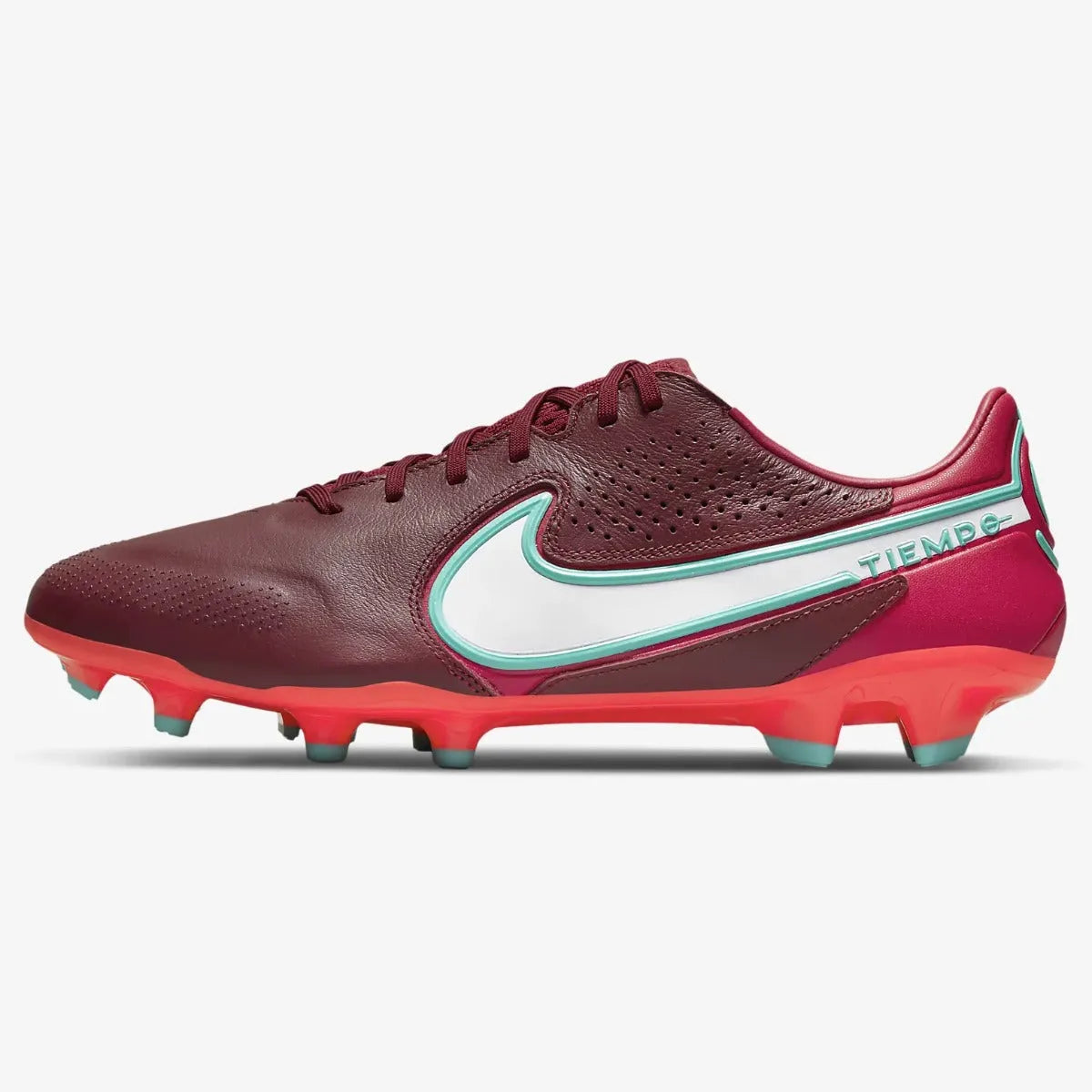 Nike Tiempo Legend 9 Pro FG - Red-White (Side 1)