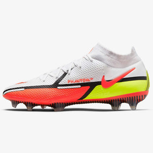 Nike Phantom GT2 DF FG - White-Crimson-Black (Front)