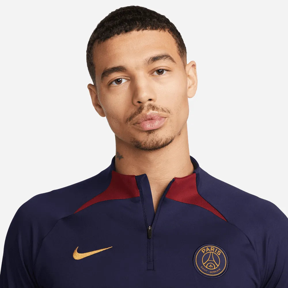 Nike 2023-24 PSG DF Strike Drill Top - Navy - Burgandy - Gold (Detail 1)