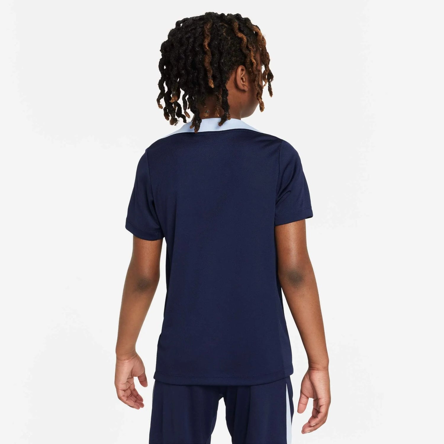 Nike 2024-25 France Youth DF Strike SS Top (Model - Back)