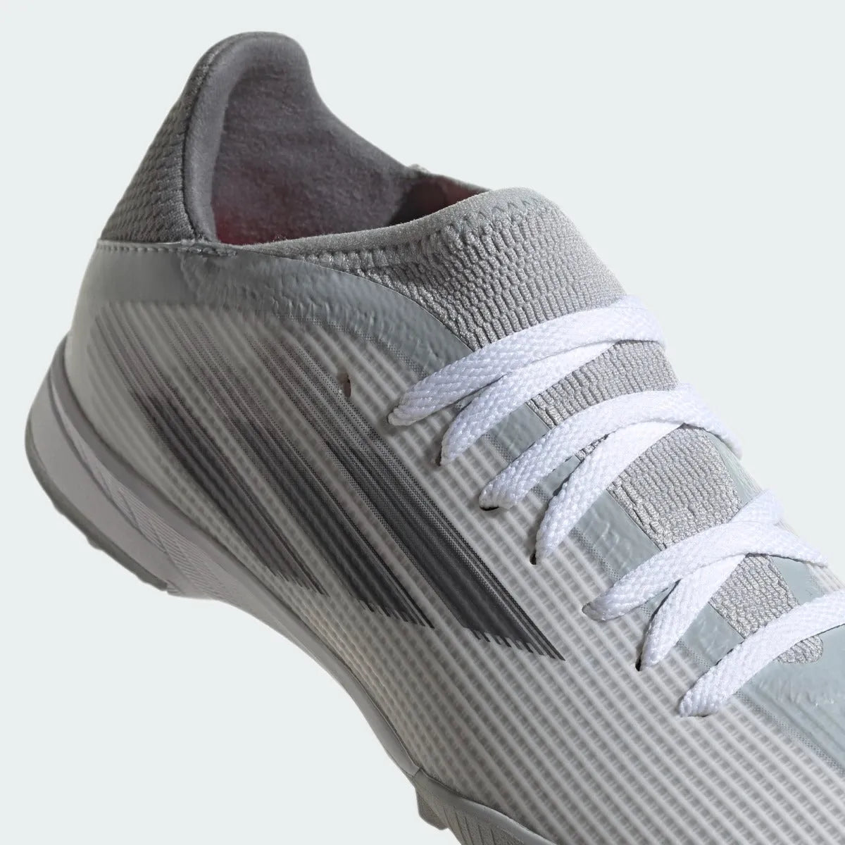 Adidas JR X Speedflow .3 TF - White-Iron Metallic (Detail 1)