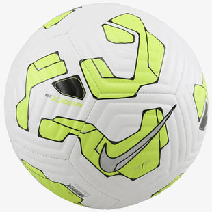 Nike FA24 Academy Ball White-Volt-Metallic Silver (Front)