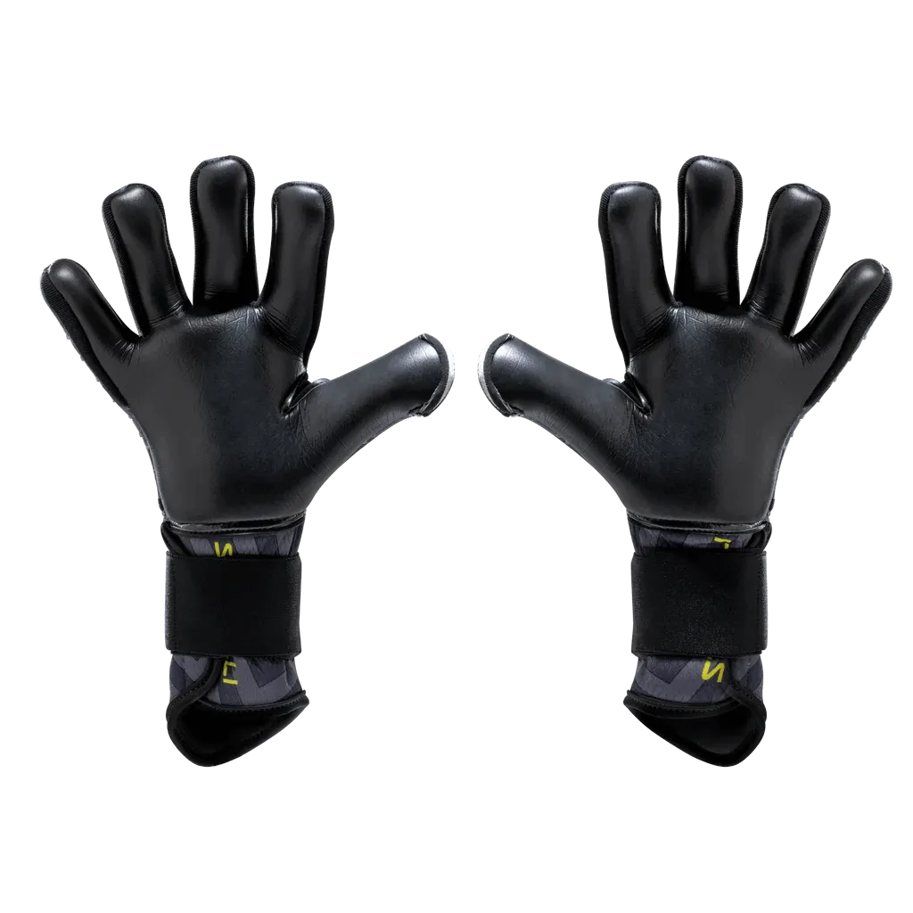 Storelli Electric Charge Finger Spine Protection Goalkeeper Gloves Black (Pair - Inner)