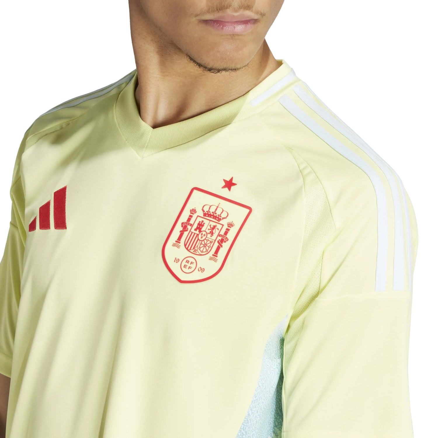 adidas 2024-25 Spain Men's Stadium Away Jersey (Detail 1)