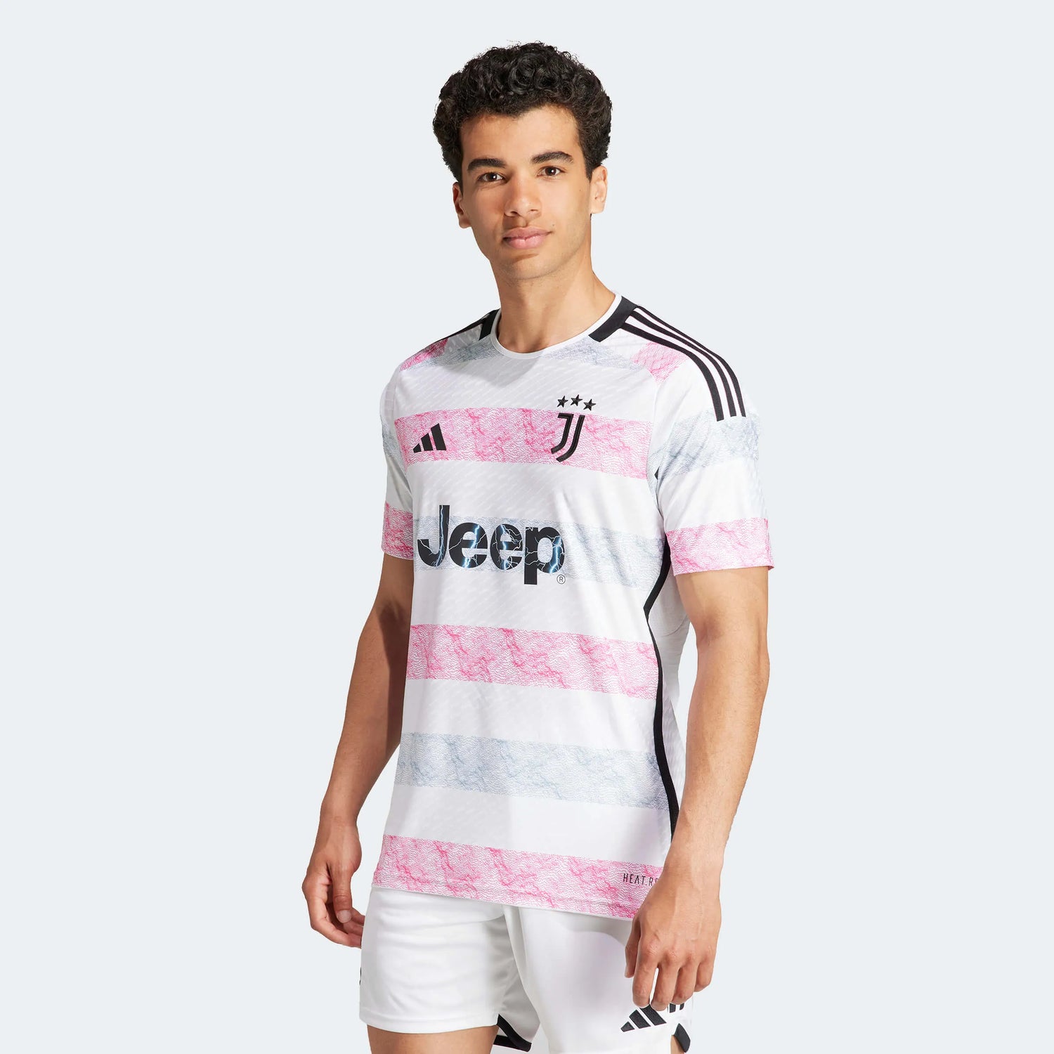 adidas 2023-24 Juventus Men's Authentic Away Jersey (Model - Front)