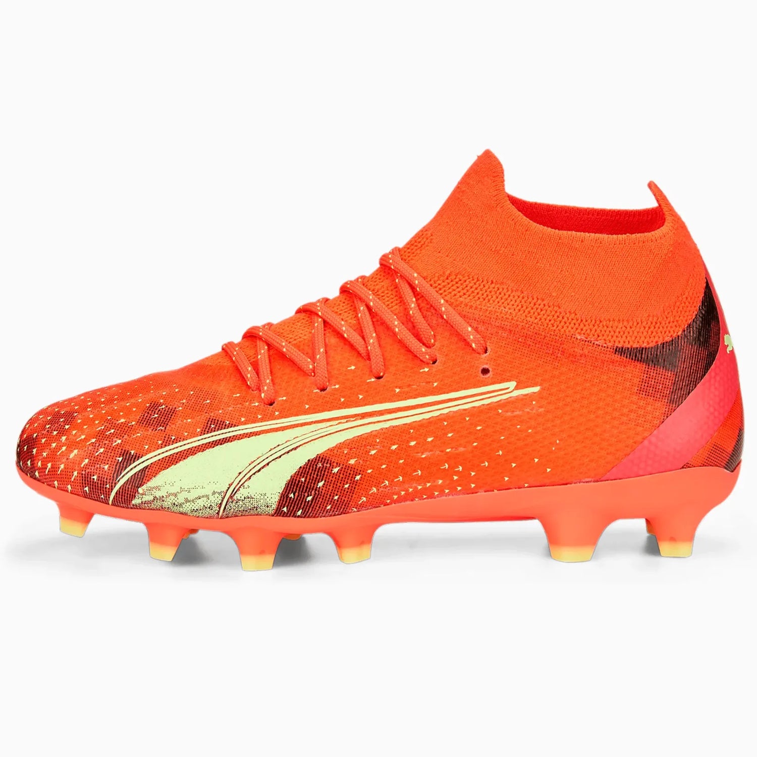 Puma Jr Ultra Pro FG-AG - Coral-Fizzy Light (Side 1)