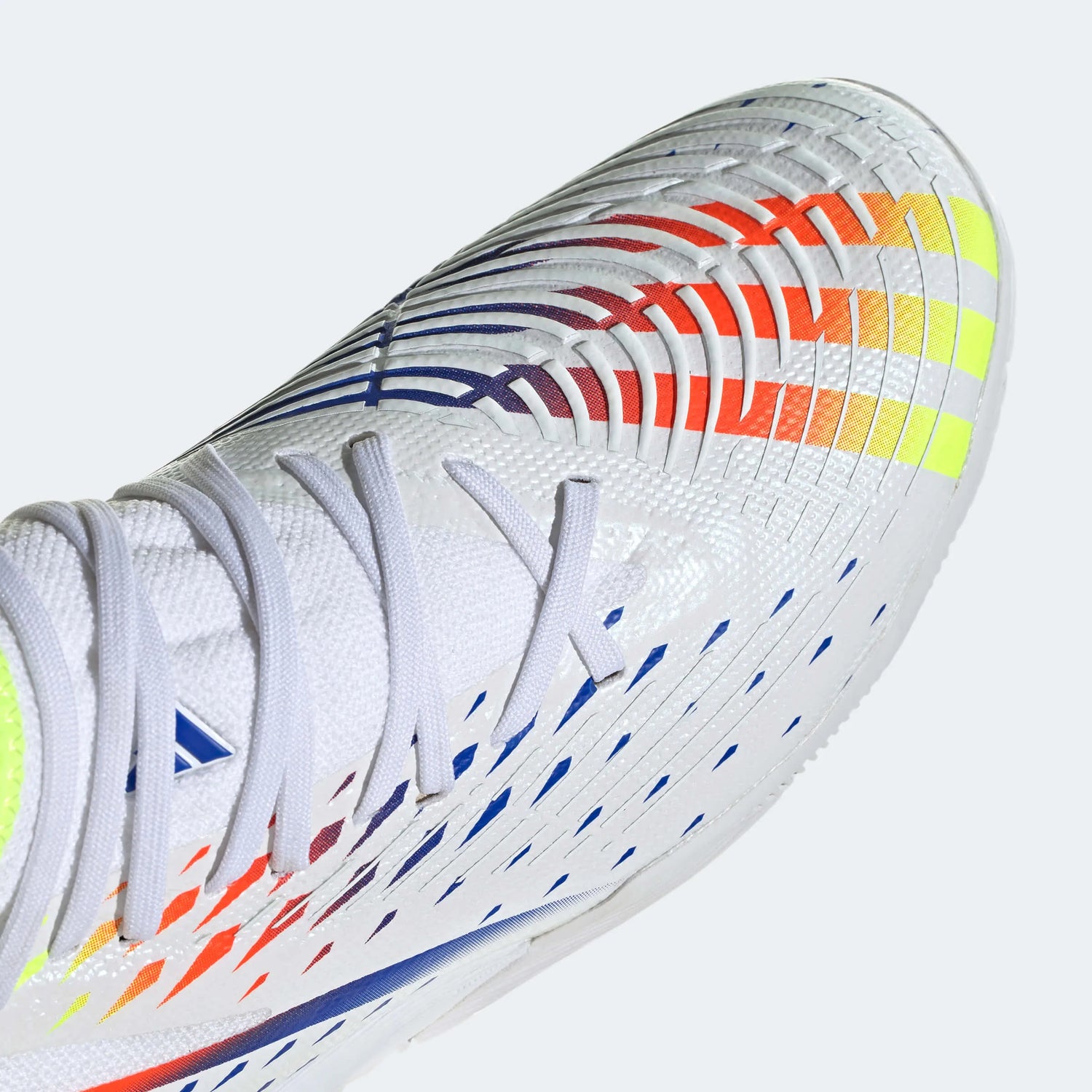 adidas Predator Edge.3 Indoor - White-Yellow-Blue (Detail 1)