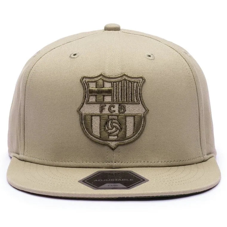 Fan Ink Collection FC Barcelona Desert Camo Snapback - Sand-Camo