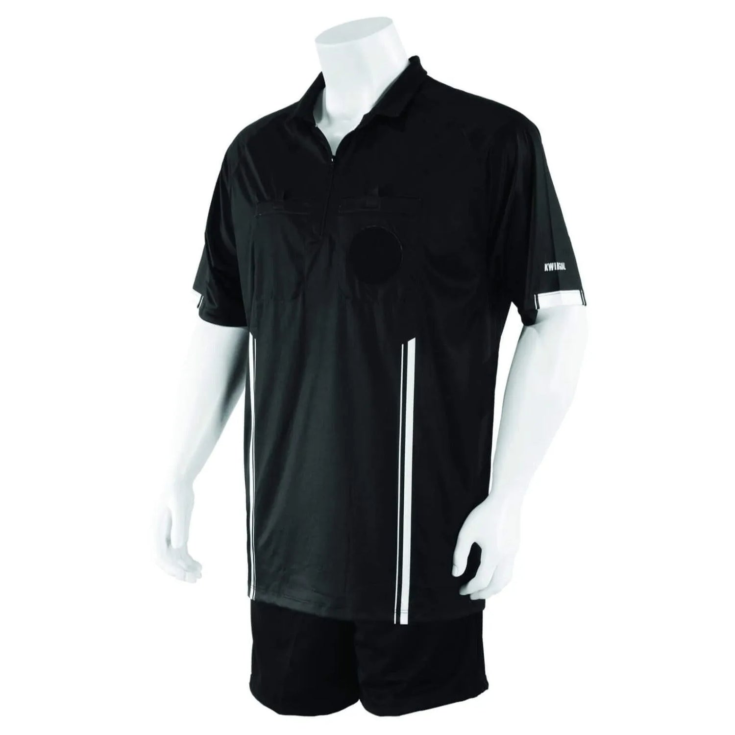 Kwik Goal Official Referee Youth Jersey Black (Front)