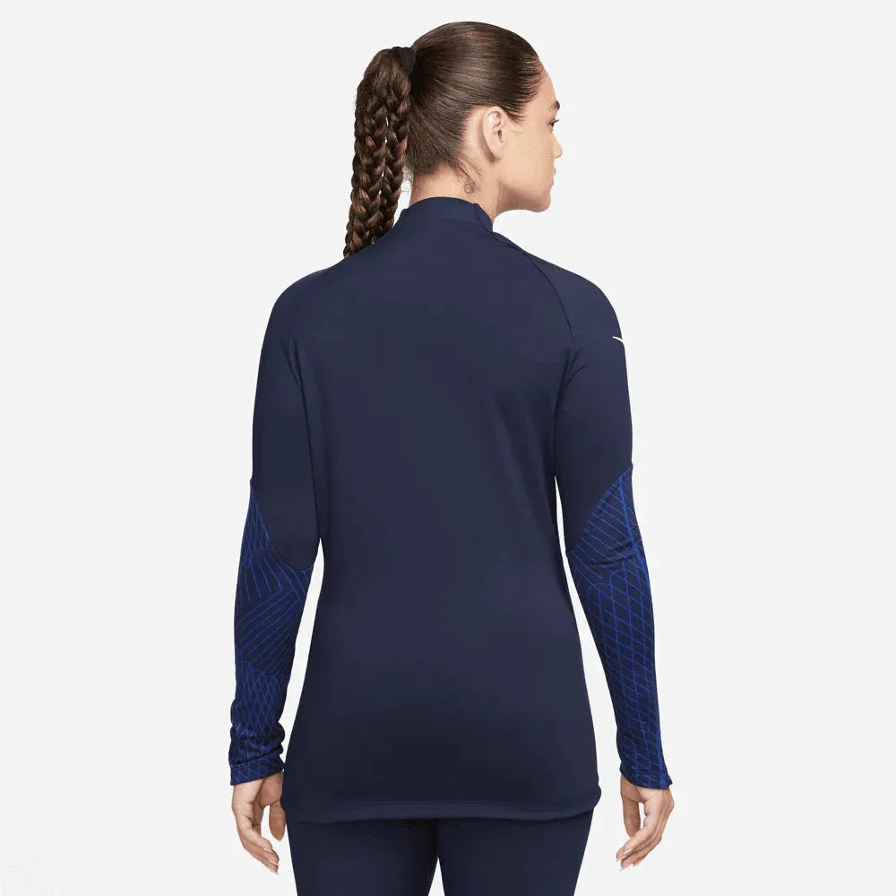 Nike 2022-23 USA Women's Strike Drill Top - Navy (Model - Back)