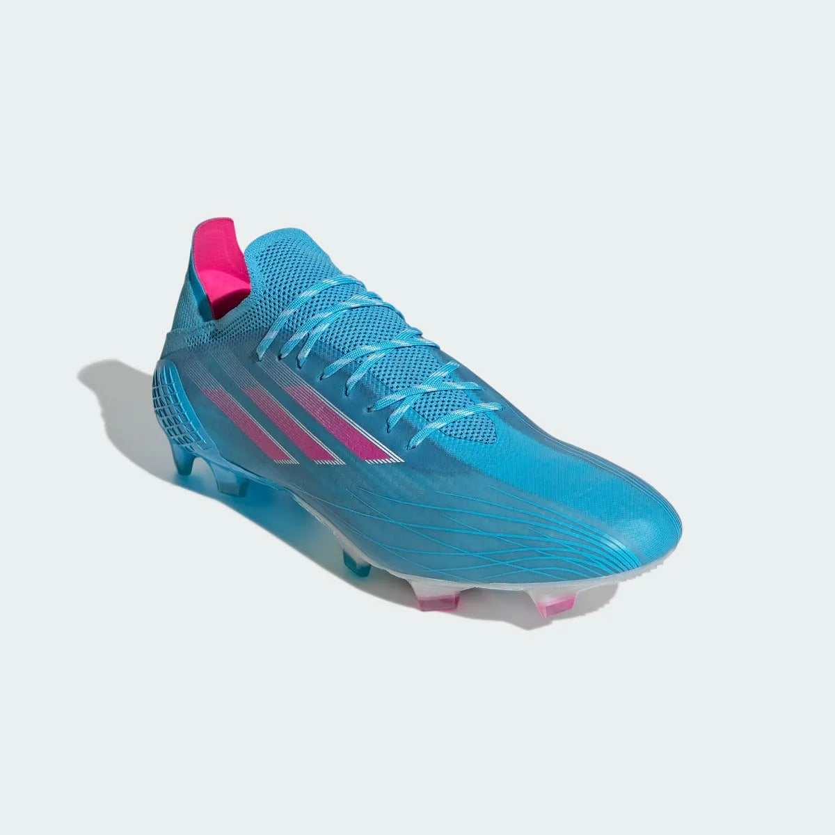 Adidas X Speedflow .1 FG - Sky Rush-Shock Pink (Diagonal 1)