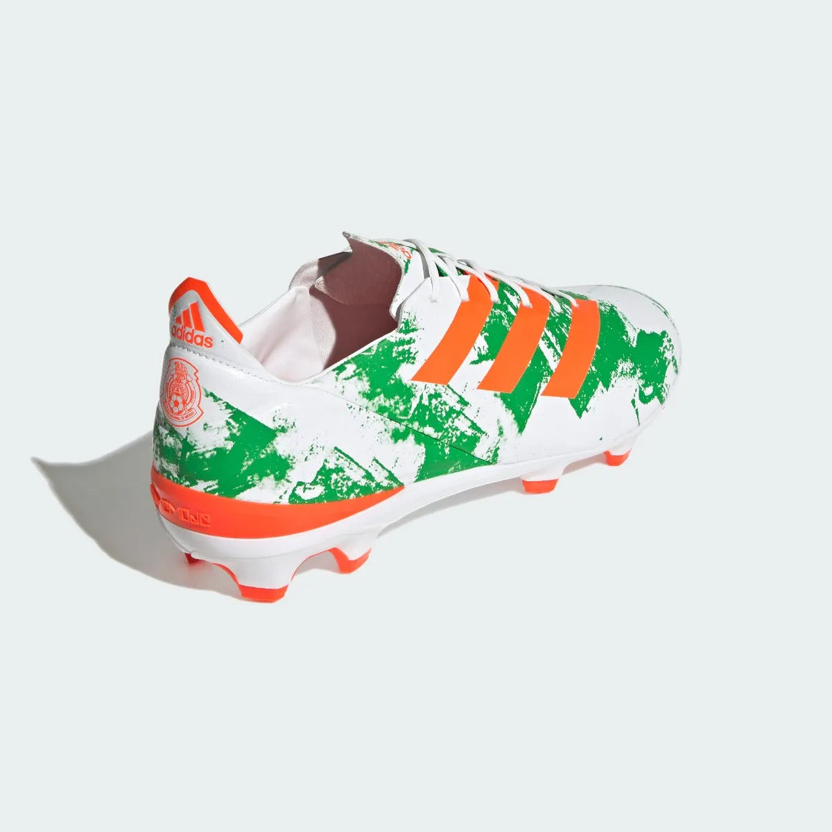 Adidas GameMode FG - White-Green-Solar Red (Diagonal 2)