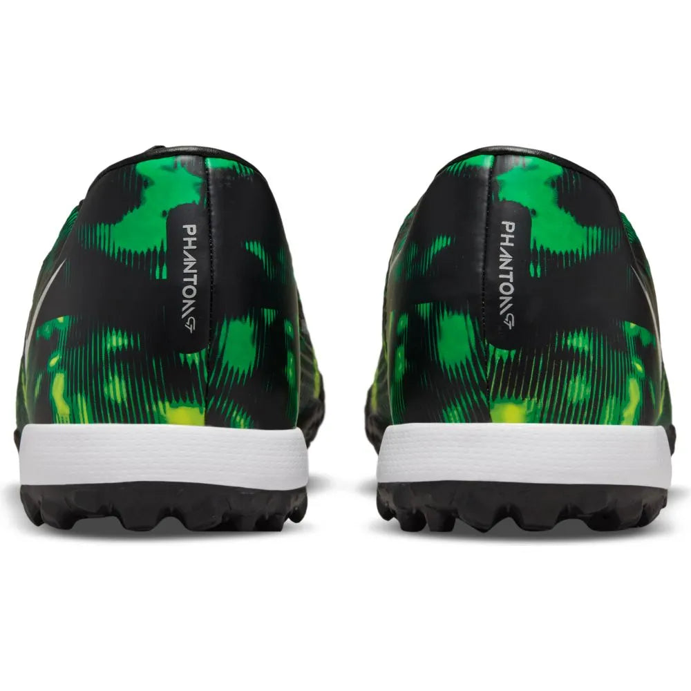 Nike Phantom FT2 Academy SW TF - Black-Green Strike (Pair - Back)