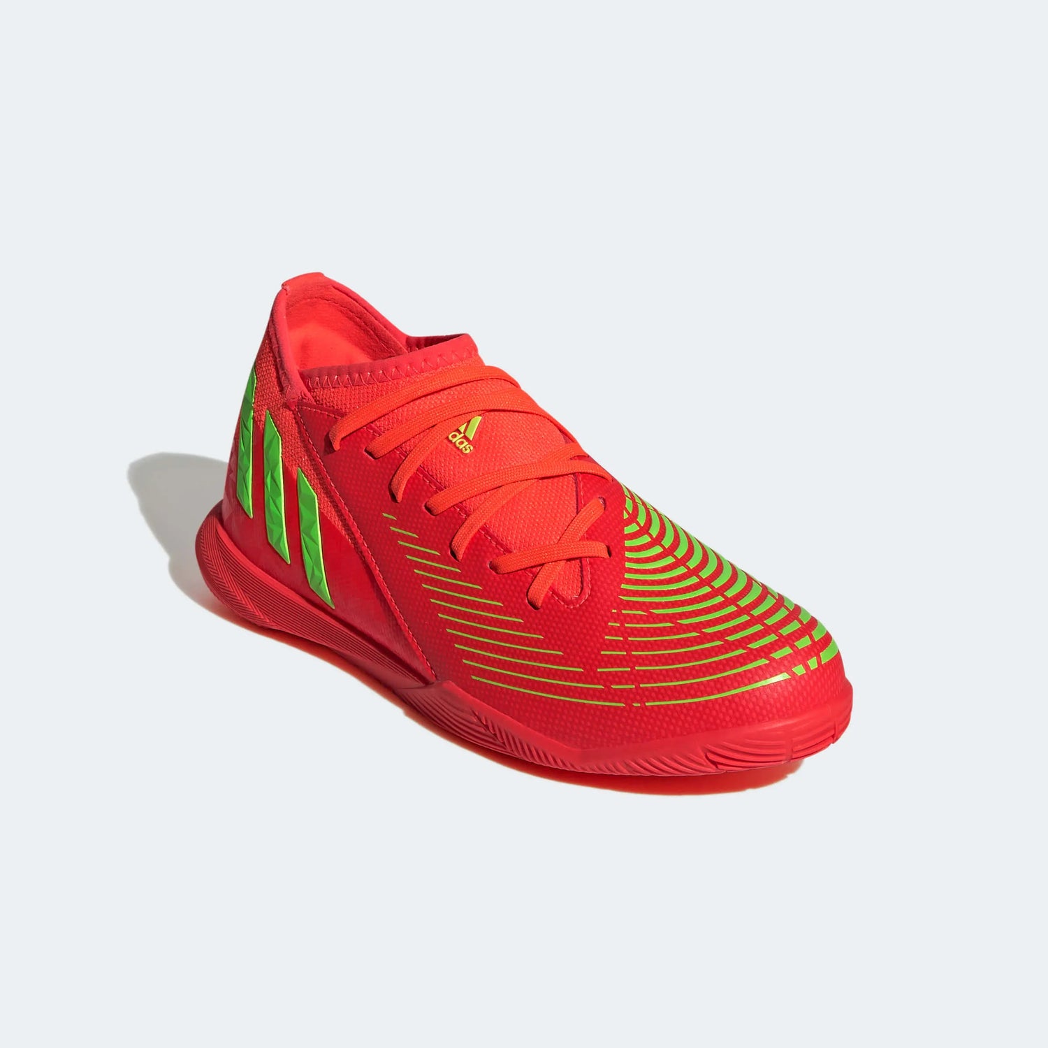 adidas JR Predator Edge .3 Indoor - Solar Red-Solar Green (Diagonal 1)