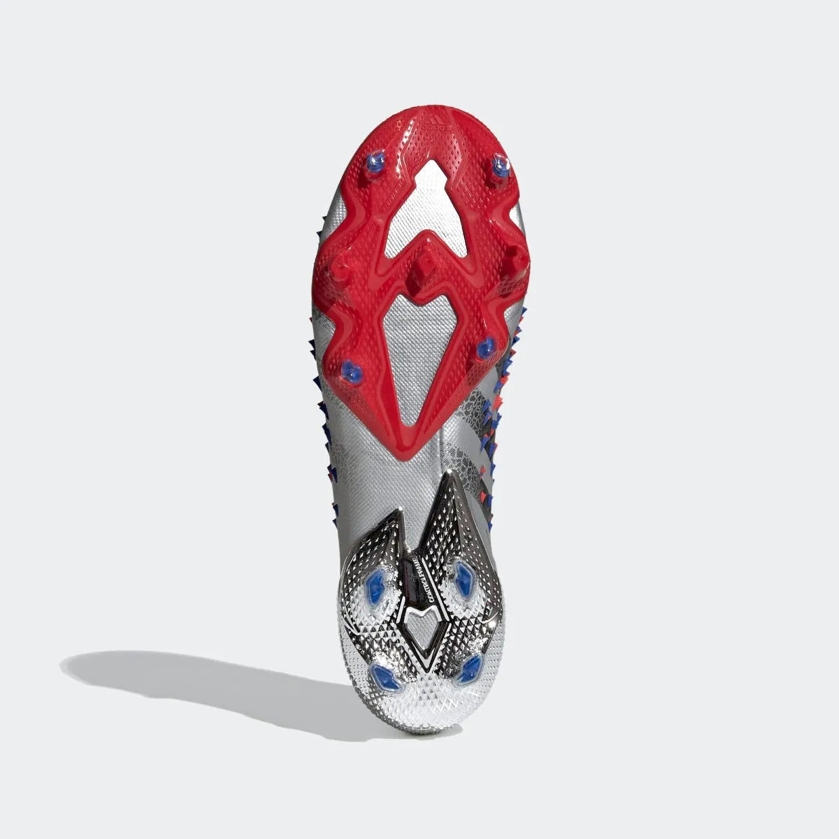 Adidas Predator Freak .1 Low FG - Silver Metallic-Red-Royal (Bottom)