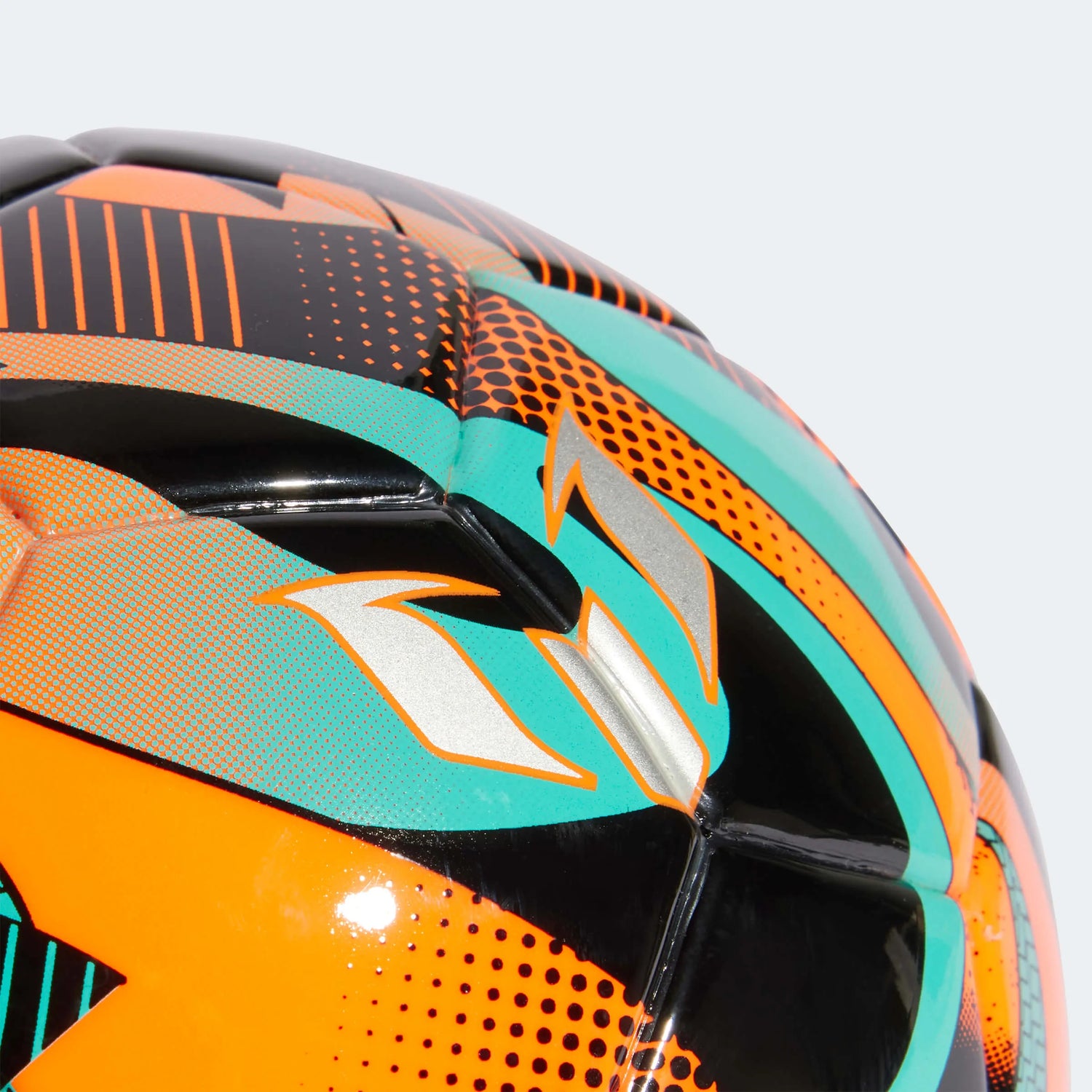 adidas Messi Mini Ball - Orange-Mint Rush-Black (Detail 1)