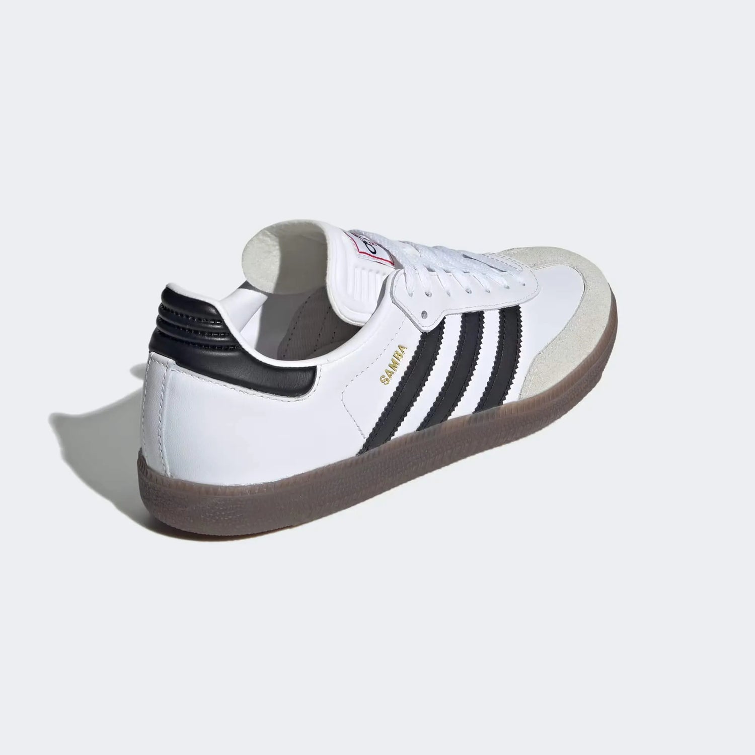 adidas Samba Cloud White-Core Black-Vivid Red (Lateral - Back)