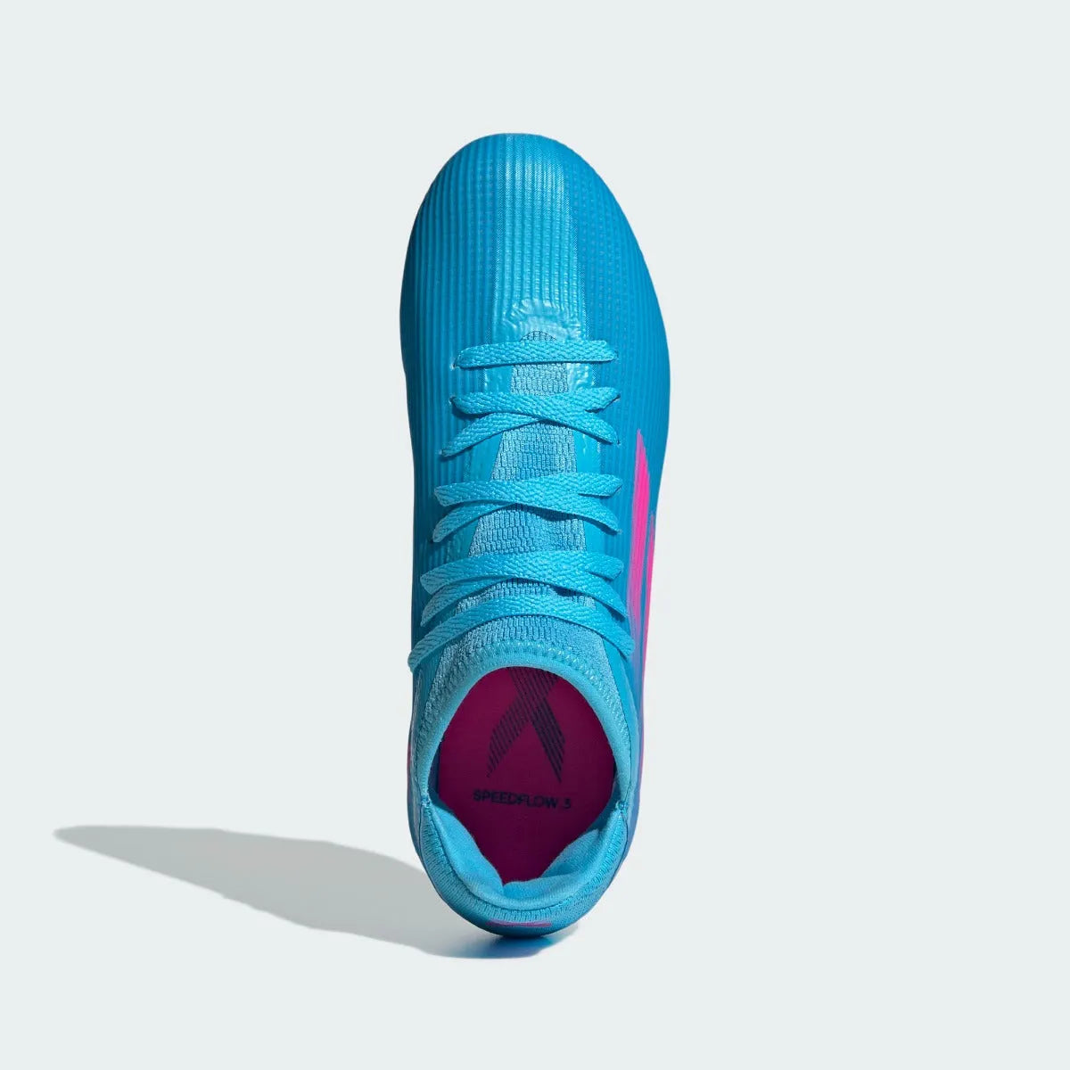 Adidas JR X Speedflow .3 FG - Sky Rush-Shock Pink (Top)